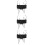 3Pièces Ceinture Corset Noir Large Élastique Vintage Style Renaissance 9