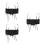 3Pièces Ceinture Corset Noir Large Élastique Vintage Style Renaissance 10