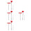 4Ensembles Outil Valve Portatif Alliage Rouge Usage Auto 9