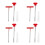 4Ensembles Outil Valve Portatif Alliage Rouge Usage Auto 7