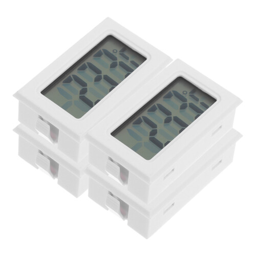8Pièces Mini Thermomètres Digitaux En Plastique Pour Usage Intérieur 1