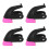 4Ensembles Freins Roulettes Caoutchouc Noir Absorption Choc 9