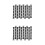 20Pcs Black Hdpe Bin Hinge Pins for Trash Can Lid Replacement 4