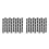 20Pcs Black Hdpe Bin Hinge Pins for Trash Can Lid Replacement 7