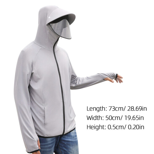 3Pièces Blouson Protection Solaire Clair Vent Et Eau Résistant 2