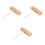 3Pièces Percussion En Bois Clair Résistant Usage Enfants 7