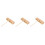 3Pièces Percussion En Bois Clair Résistant Usage Enfants 5