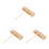 3Pièces Percussion En Bois Clair Résistant Usage Enfants 4