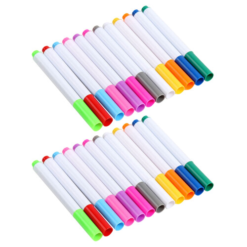 72Pièces Feutres Craie Fluorescents Effaçables Pour Tableau Restaurant 1