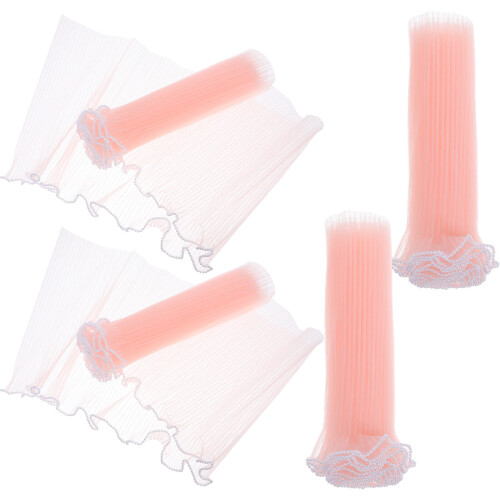 12Pièces Résille Rose Bouquet Flexible Festif 1