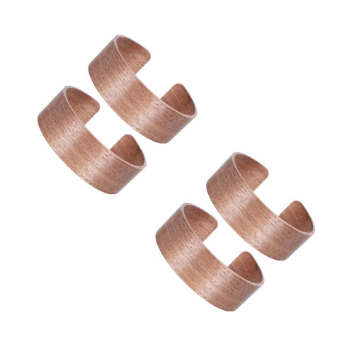 4Pièces Protège- En Bois Parfait Pour Usage 2