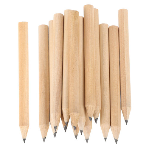 400Pièces Crayons De Golf En Bois Khaki Taille Pour Parties 1