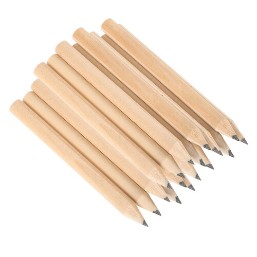 400Pièces Crayons De Golf En Bois Khaki Taille Pour Parties 2