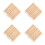 400Pièces Crayons De Golf En Bois Khaki Taille Pour Parties 5