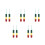 10Pièces Brosse Clarinette Nylon Nettoyage Profond Doux 5