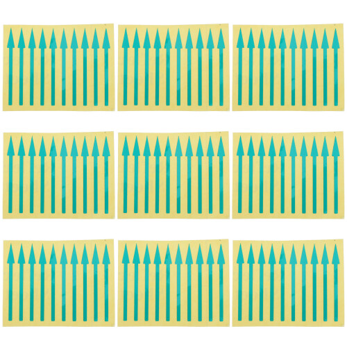 500Pièces Stickers Adhésifs Flèches Vertes Pour Panneaux D’instruments 2