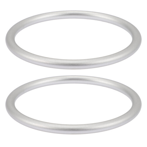 10Pièces Anneaux Argent Aluminium Pour -Bébé Écharpe - 2