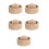 5Pcs Wooden Dumpling Maker Tool Beige - Manual Dough Press for Kitchen 6