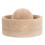 5Pcs Wooden Dumpling Maker Tool Beige - Manual Dough Press for Kitchen 2