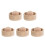 5Pcs Wooden Dumpling Maker Tool Beige - Manual Dough Press for Kitchen 10