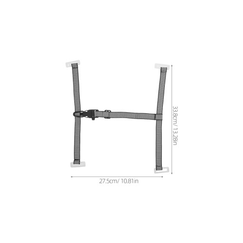 4St Verstelbare Kinband, Beschermende Helmaccessoire, Multikleur 1