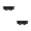 2Pcs Adjustable Black Dog Goggles with Ventilated Eye Cups for Pets 4