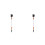 2St Premium Bamboe Make-Up Borstels Set Fijn Dense Multi 10