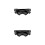 2Pcs Adjustable Black Dog Goggles with Ventilated Eye Cups for Pets 9