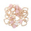 25Pcs Handbag Strap Replacement Chain Extension with Cute Heart Buckle 1