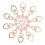 25Pcs Handbag Strap Replacement Chain Extension with Cute Heart Buckle 3