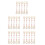 25Pcs Handbag Strap Replacement Chain Extension with Cute Heart Buckle 6