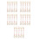 25Pcs Handbag Strap Replacement Chain Extension with Cute Heart Buckle 8
