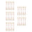 25Pcs Handbag Strap Replacement Chain Extension with Cute Heart Buckle 9