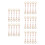 25Pcs Handbag Strap Replacement Chain Extension with Cute Heart Buckle 10
