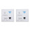2Pcs Charging Socket Wireless Router White Wall Mount WiFi Repeater 7
