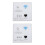 2Pcs Charging Socket Wireless Router White Wall Mount WiFi Repeater 9