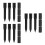 18Pcs Black Plastic Replacement Stakes for Solar Garden Lights Pathway 4