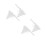 4Pcs Handheld Plastic Batter Funnel White for Cake Baking Icing Candy 5