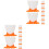 16Pcs Reusable Orange PP Egg Cups Cartoon Design for Breakfast Home 5