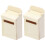 4Pièces Boîtes Aux Lettres Miniatures En Bois Beige 2