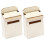 4Pièces Boîtes Aux Lettres Miniatures En Bois Beige 1