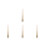 8Pcs Durable Bamboo Yangqin Sticks Dulcimer Hammer Mallets Multi-Color 8