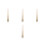 8Pcs Durable Bamboo Yangqin Sticks Dulcimer Hammer Mallets Multi-Color 6
