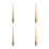 8Pcs Durable Bamboo Yangqin Sticks Dulcimer Hammer Mallets Multi-Color 5