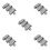 5Pcs Wear-Resistant Nylon Fire Extinguisher Bracket Strap Grey 8