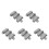5Pcs Wear-Resistant Nylon Fire Extinguisher Bracket Strap Grey 3