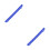 2Pcs Blue Bike Chain Sticker Rubber Protector Easy to Clean Reusable 7
