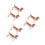 6Pcs Multi-Color Plastic Dog Figurines for Home Decor 4