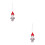 2Pcs Stylish Wool Cute Auto Rearview Mirror Pendant Decorations 7