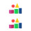2Sets Assorted Color Plastic Geometry Teaching Tools Math Learning Aid 8